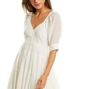 Hemant and Nandita White Midi Dress
